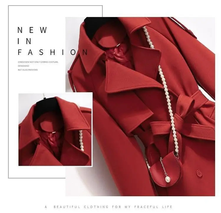 Femme Wool Jacket Women 2025 New Autumn Winter Coat Female Outerwear Short Windbreaker Long Sleeve Tops Black Overcoats