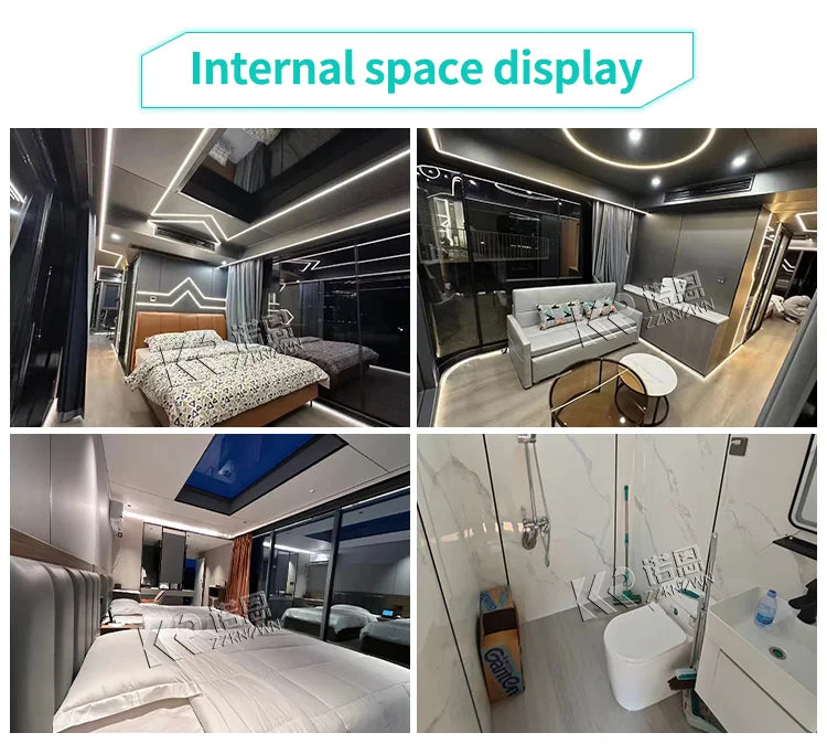 China Steel Frame Modular Modern Foldable Prefab Luxury Expandable Folding Container Houses