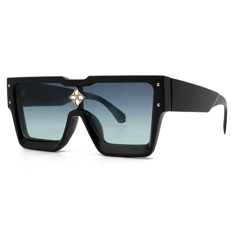 47555 Millionaire Diamond Flower Sunglasses Men Women Fashion Brand Designer Sunshade Uv400 Retro Glasses