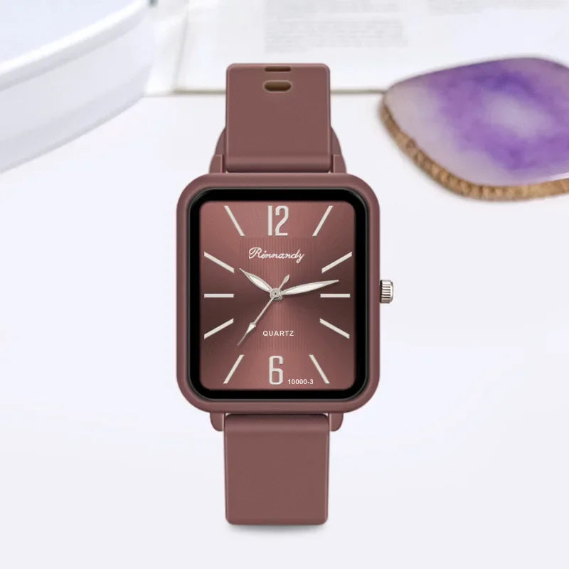 Fashion Women Watch Silicone Quartz Watches for Women Clock Christmas Gift Valentine's Day Ladies WWristwatches Reloj Mujer