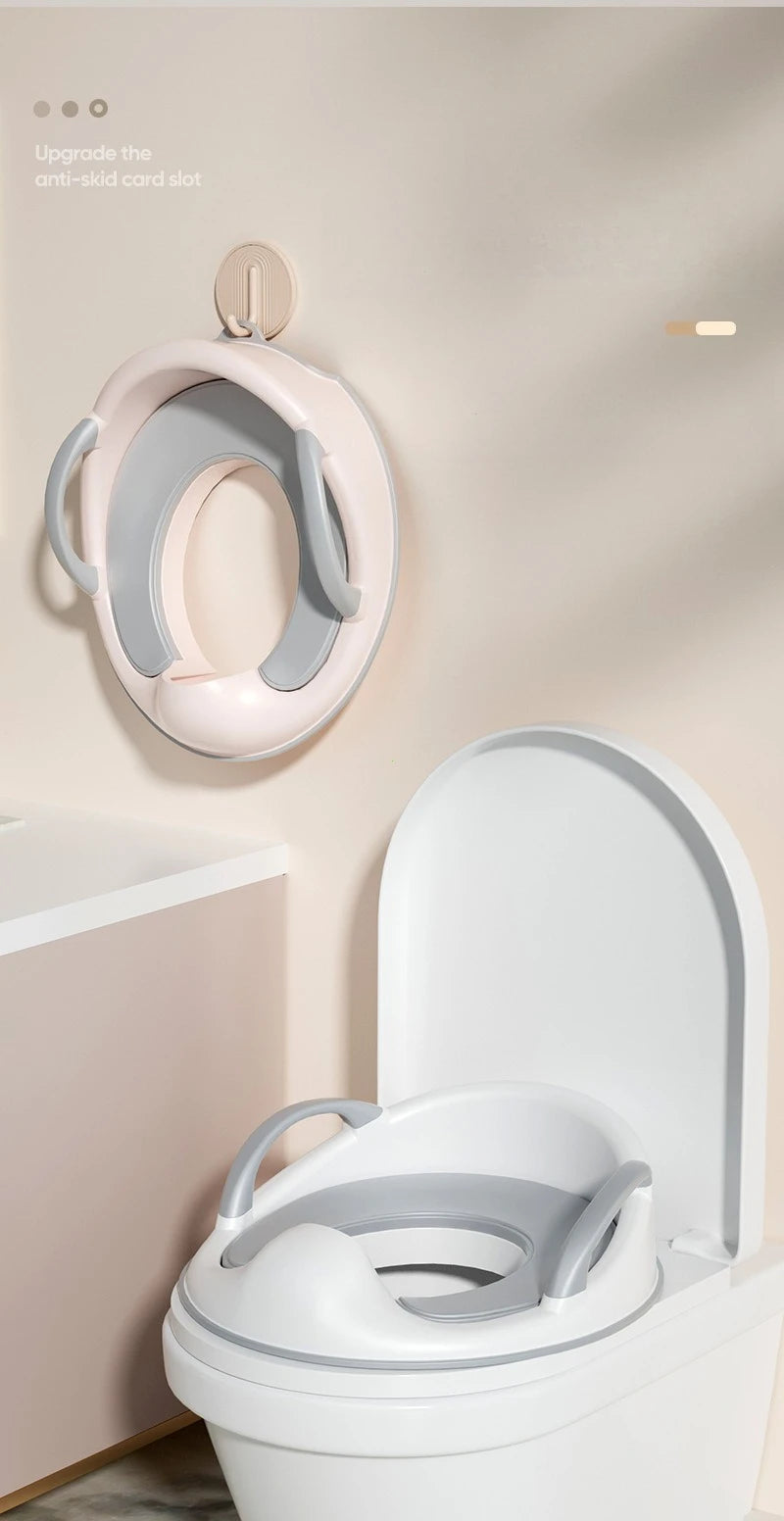 Baby and Child Toilet Seat Ring Female Baby and Little Boy Cushion Bedpan Cover Children's Toilet Household Auxiliary Toilet Kid