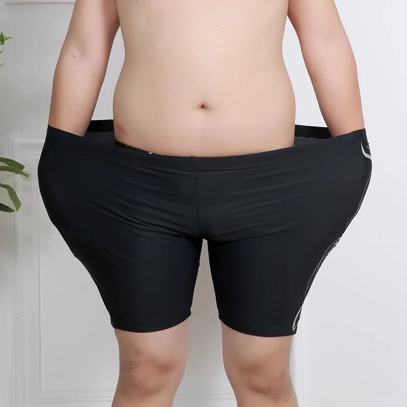 Men swimwear Plus Size Mens Swimming Trunks Sports Swim Wear 135kg Bottoms Hot Spring  Adult Shorts Printing Pants Beach