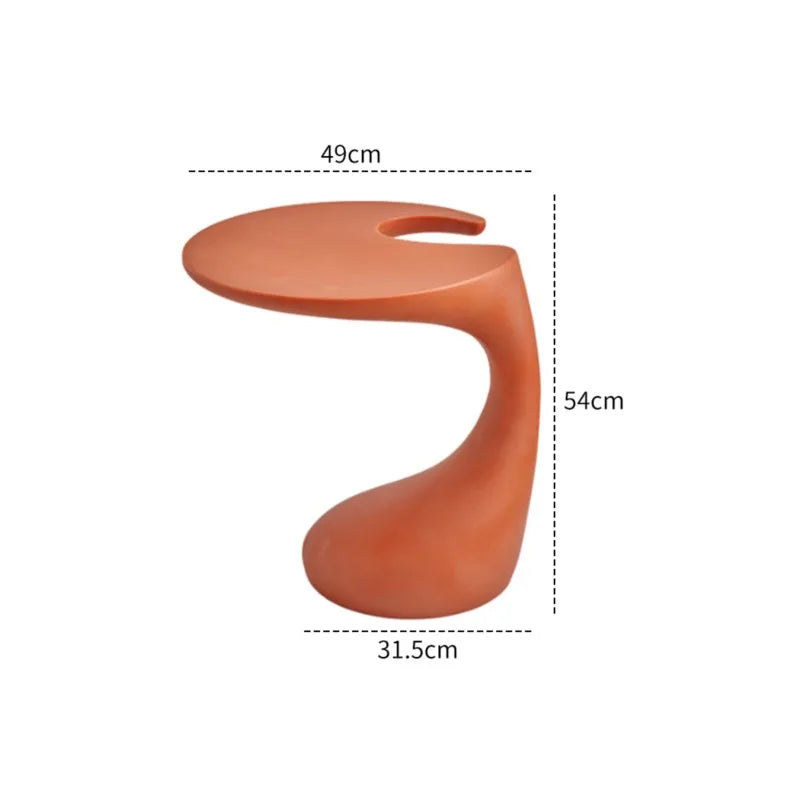 Realife Light Luxury High-end Creative Bedside Table Shelf Sofa Edge Table Living Room Mobile Black Minimalist Coffee Table 2025