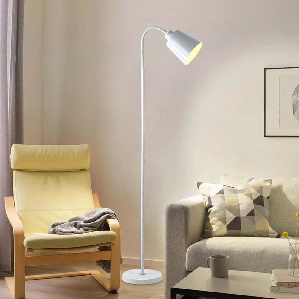 Modern Floor Lamp Adjustable Gooseneck Led Sofa Floor Lights Living Room Bedroom Study Indoor Decoration Standing Floor Lamp