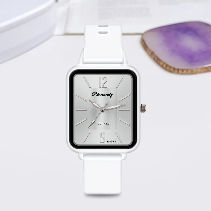 Fashion Women Watch Silicone Quartz Watches for Women Clock Christmas Gift Valentine's Day Ladies WWristwatches Reloj Mujer