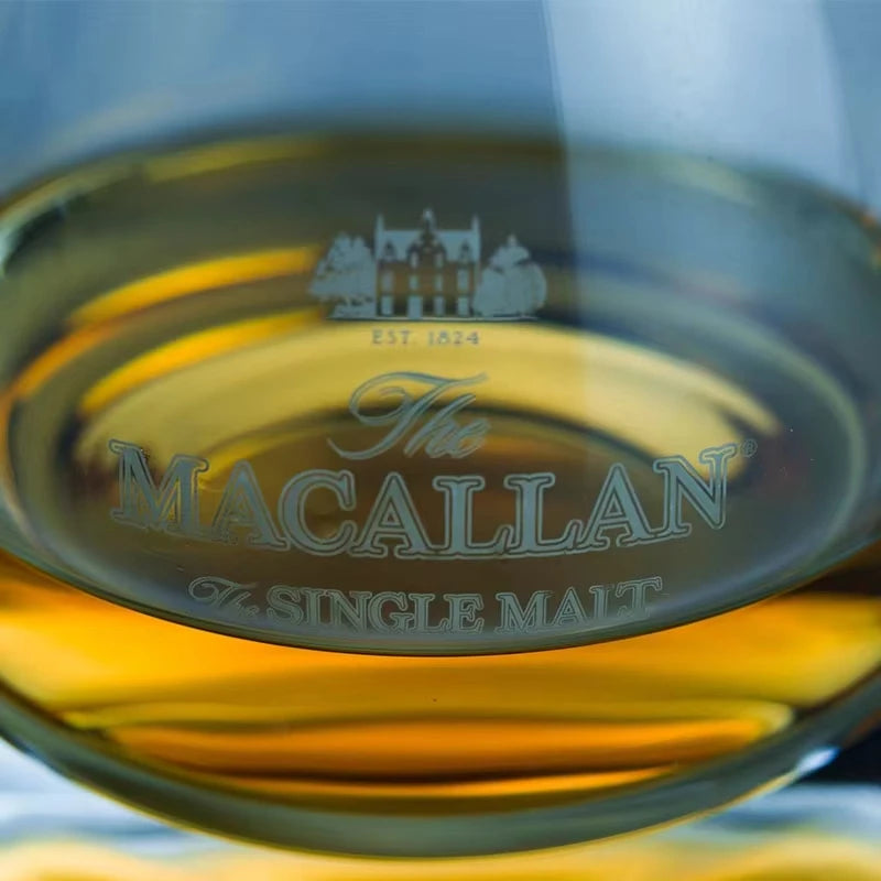 Macallan Exclusive Single Malt Whiskey Glass Crystal Wine Tumbler Vodka Cognac Brandy Snifter Gather Together Mouth Tasting Cup