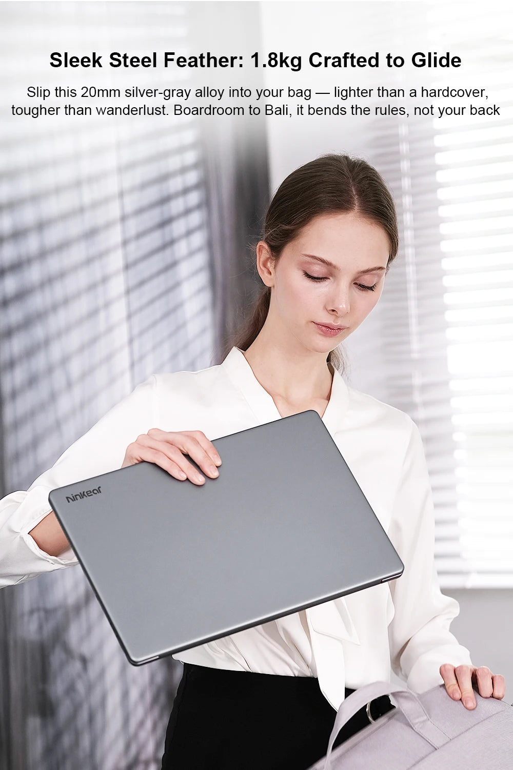 Ninkear A15 Pro Laptop 16" IPS 2.5K FHD AMD Ryzen5 5500U Notebook 16G DDR4 3200Mhz+512GB 54Wh Battery Windows11 PRO Computer