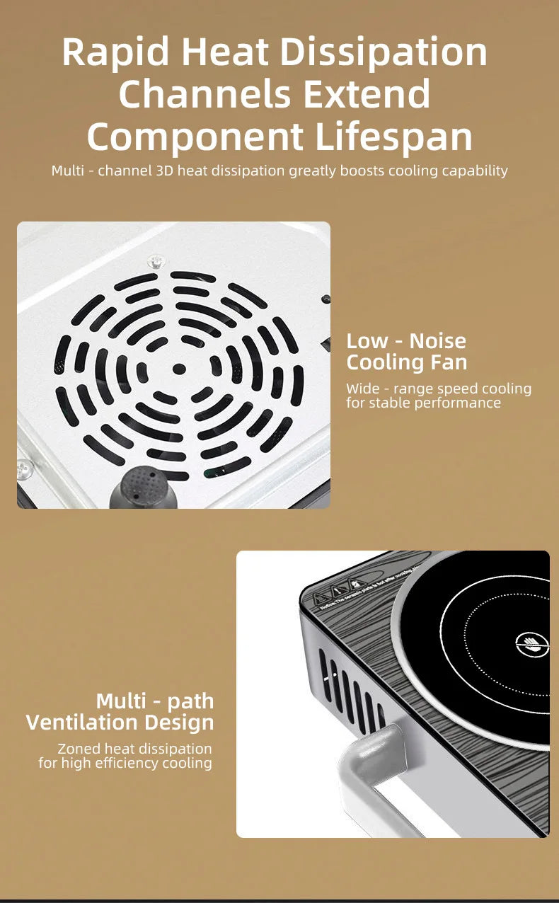 2200W Electric Ceramic Stove Cooktop Tea Maker Electric Hot Plate Heater Stove Heating Furnace Tea Stove Home Water Boiler 220V