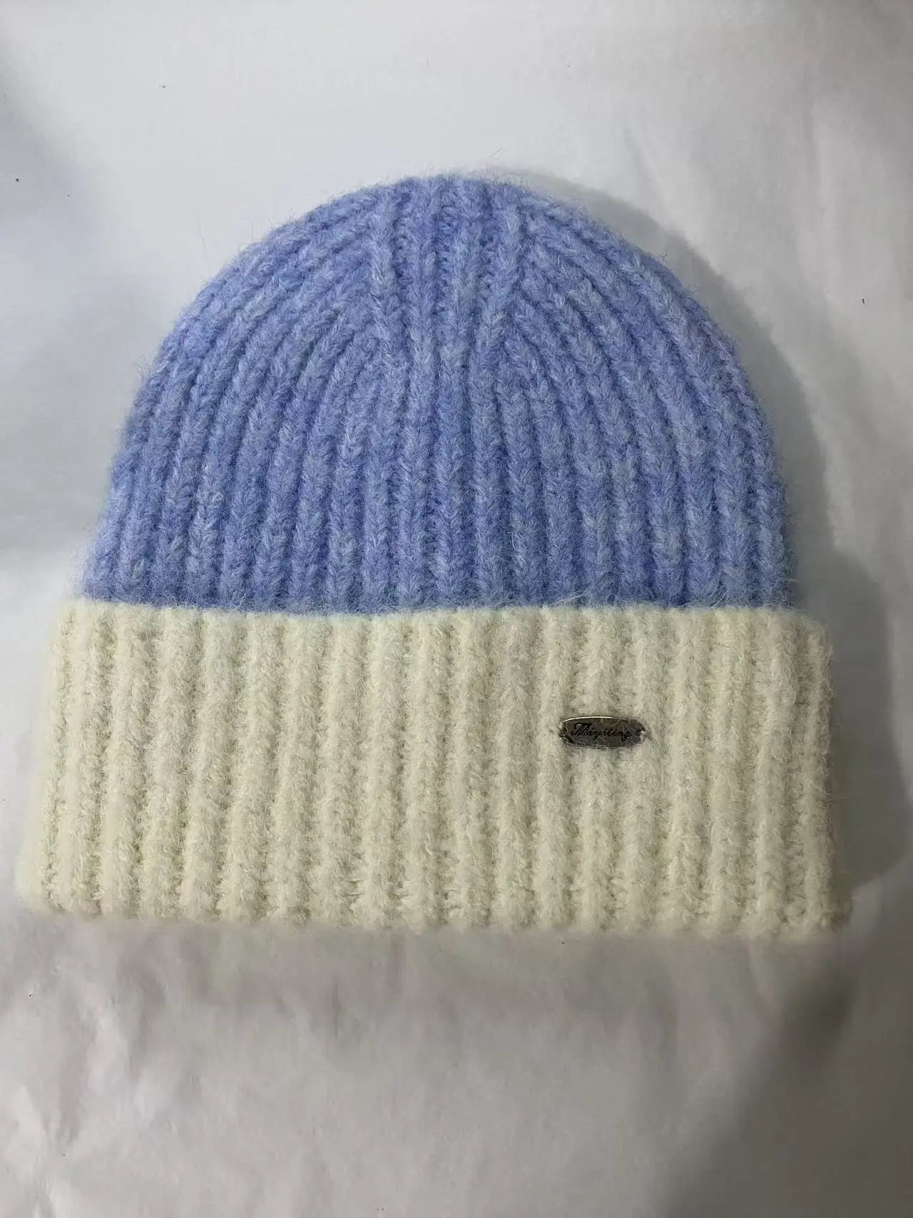 Korean wool hat men's autumn and winter 2025 new thickened warm headgear big head circumference showing small face knitted hat