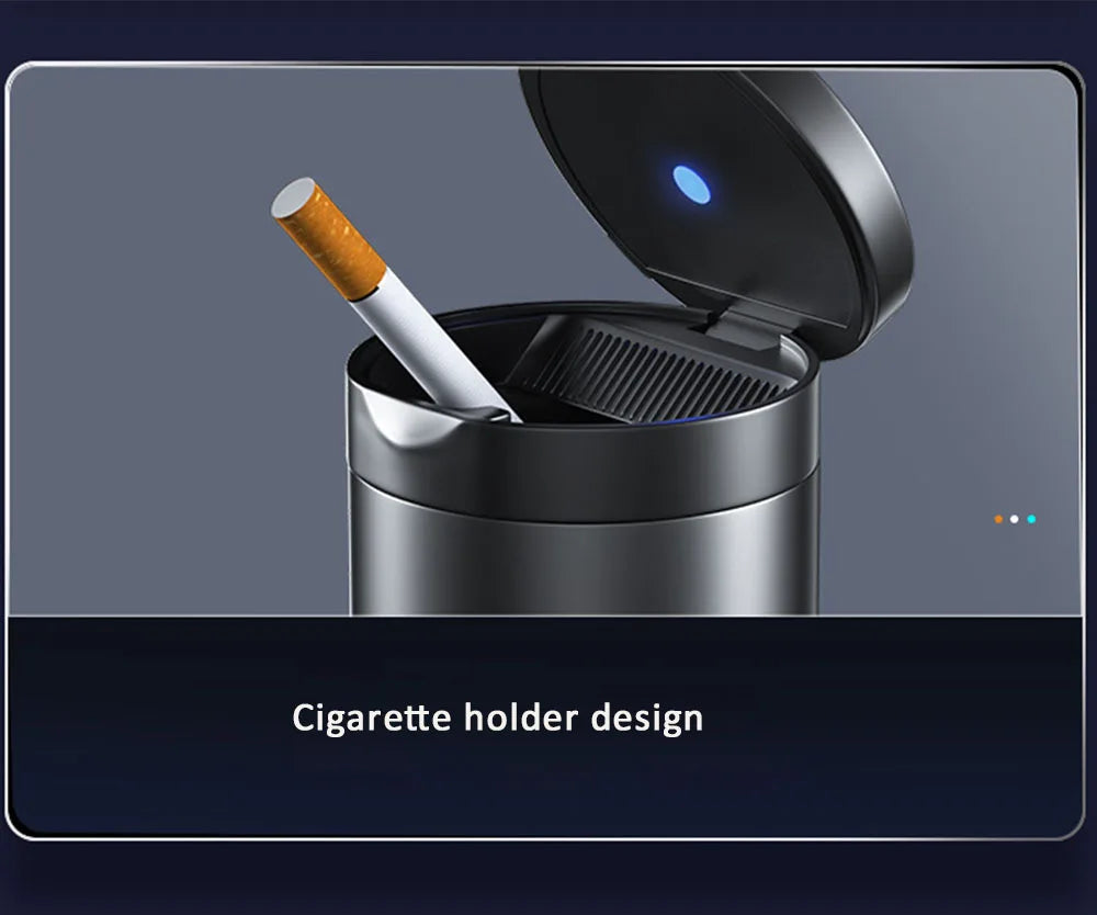 CHANCHAN Smoke Alloy Ashtray Living Room Trends Home Gifts Environmentally Friendly Car AshtrayCigarette Cover