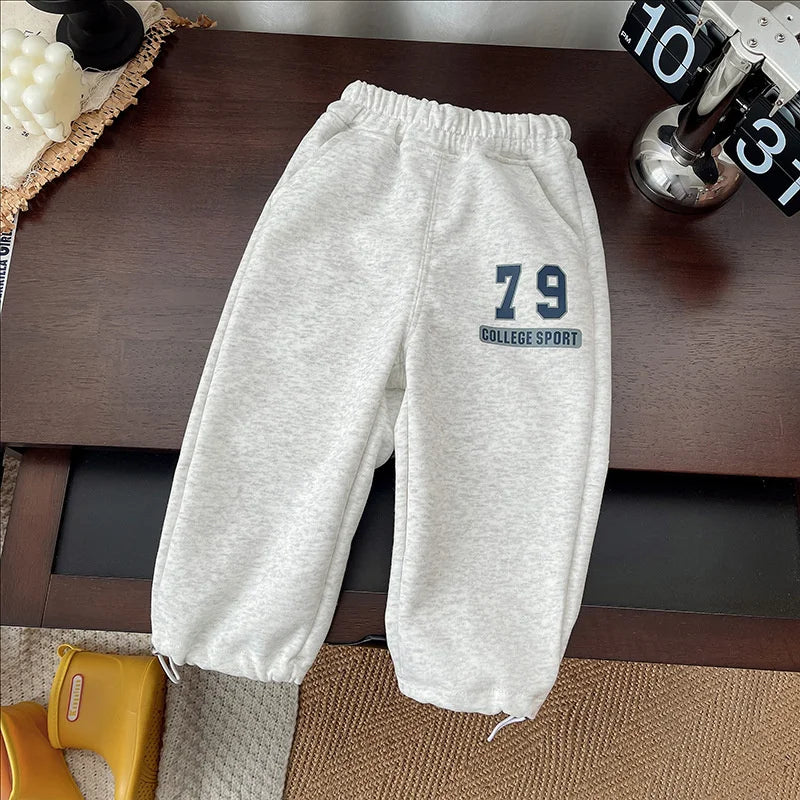 Boys Girls Sweatshirt Sets Spring Autumn Children Clothes Suit Baby Long-Sleeved Sweater Sweatpants 2Pcs New Kids Casual Outfits