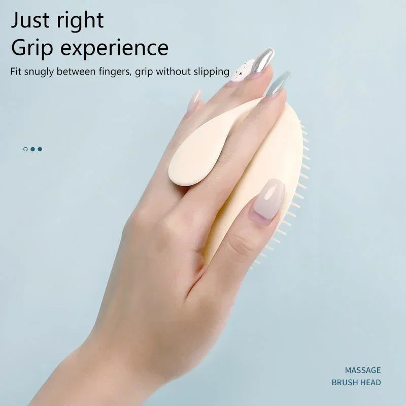 NEW Comb  Brush Scalp Meridian Unblocking Hair Washing Head Hair Cleaning Massage Comb