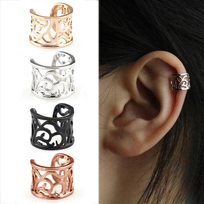 Pearl Ear Cuff Clip Earrings Non-Piercing Bone C-shaped Ear Ring Without Puncture Minimalist Earrings for Women Fashion Jewelry