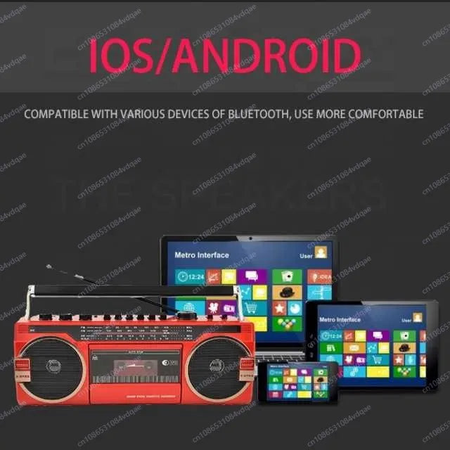 High Quality Portable Cassette Recorder Player  Music Play Walkman Retro Tape Drive AM/FM/SW Radio Bluetooth Speakers