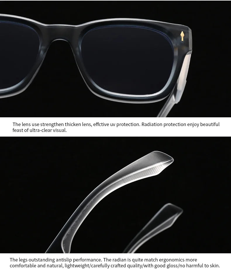 Hot Sale New Polarized Sunglasses Male Fashion Black Travelling UV400 Shades Men Women Classic Square High Quality Rivet Glasses