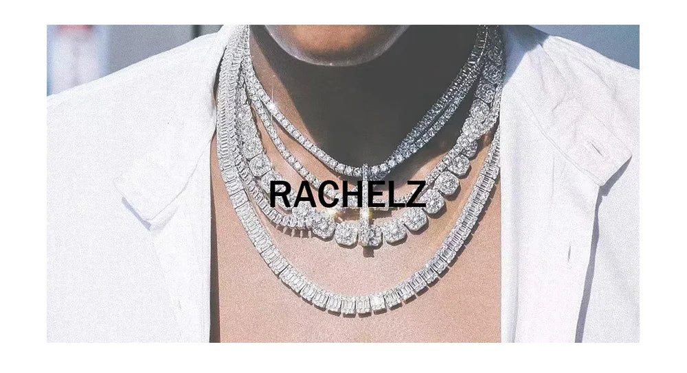 RACHELZ Hip Hop Single Classic Hollow Teeth Grillz Simple 3 Colors Glossy Tooth Caps Women Men Jewelry Halloween Cosplay Gift