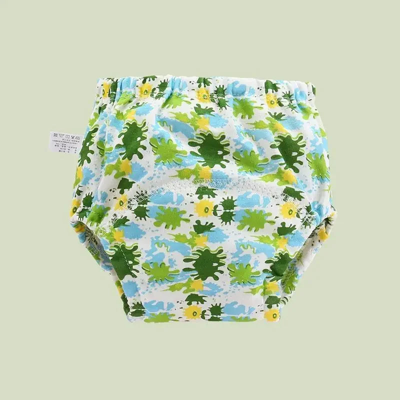 5PC Waterproof Reusable Cotton Baby Training Pants Infant Shorts Underwear Cloth Baby Diaper Nappies Panties Nappy Changing