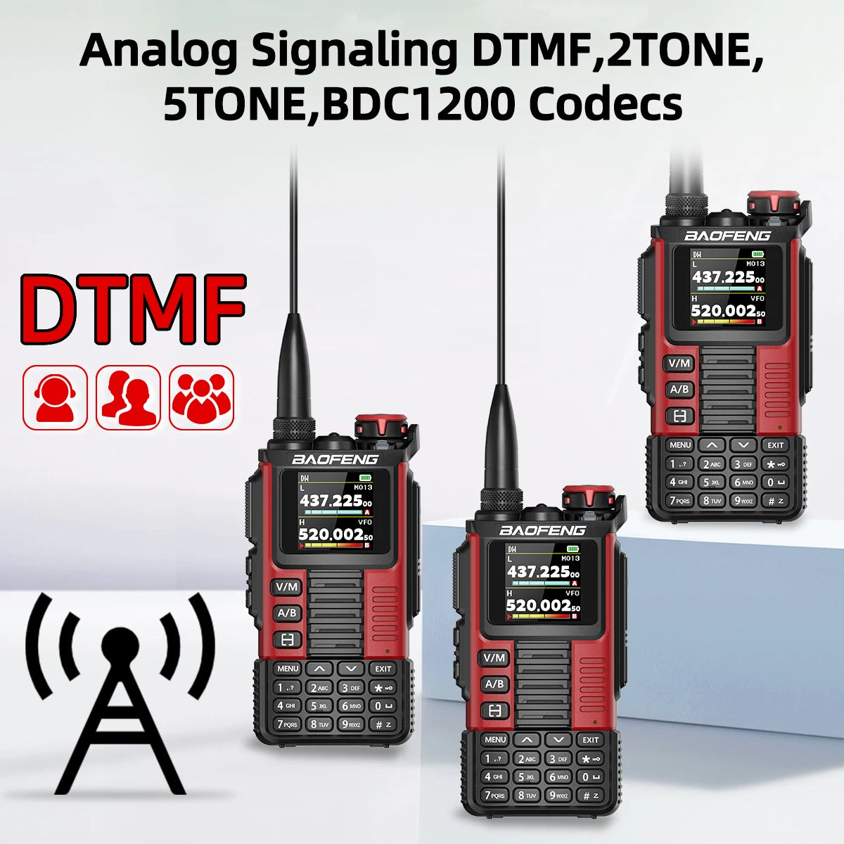 Baofeng UV-K67 PRO Walkie Talkie Long Range Multi Band Wireless Copy Frequency DTMF 640CH NOAA Type-C Ham Two Way Radio UV-5R