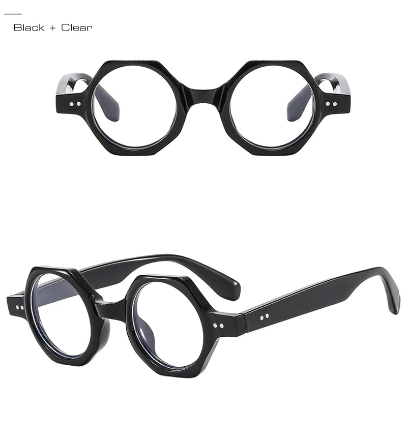 SHAUNA New Polygon Square Sunglasses Women Fashion Candy Color Round Lenses Eyewear Shades UV400 Men Sun Glasses