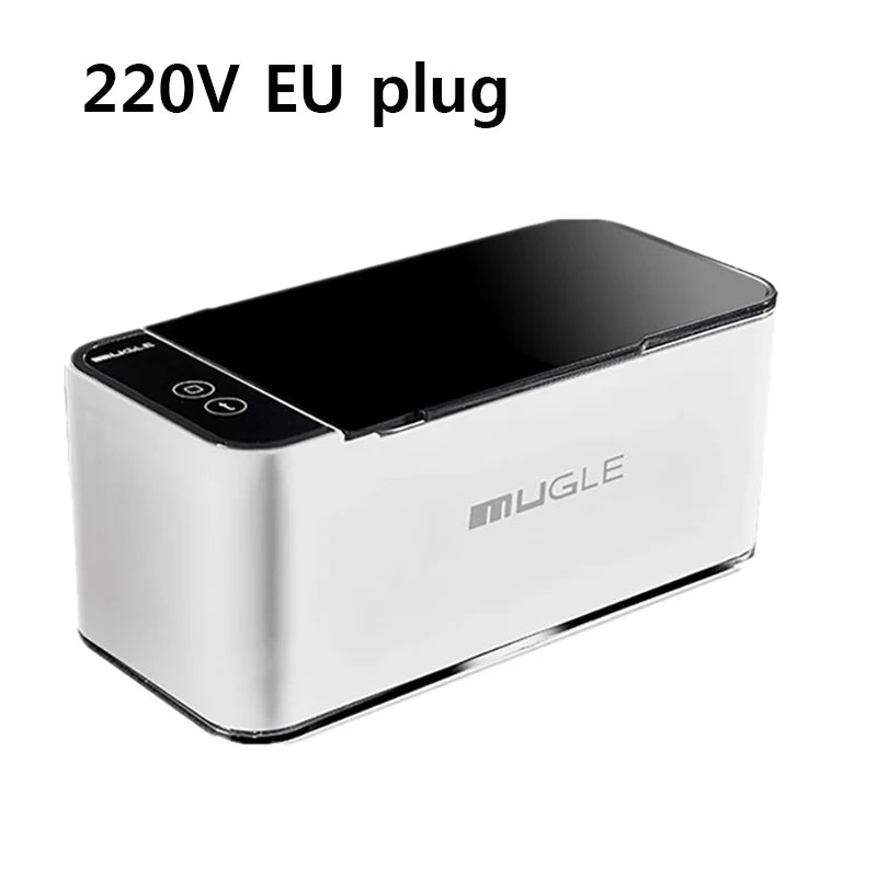 Ultrasonic Cleaner 35W Ultrasound Glasses Cleaning Machine 46KHZ High Frequency Portable Ultrasonic Washing Bath for Jewelry