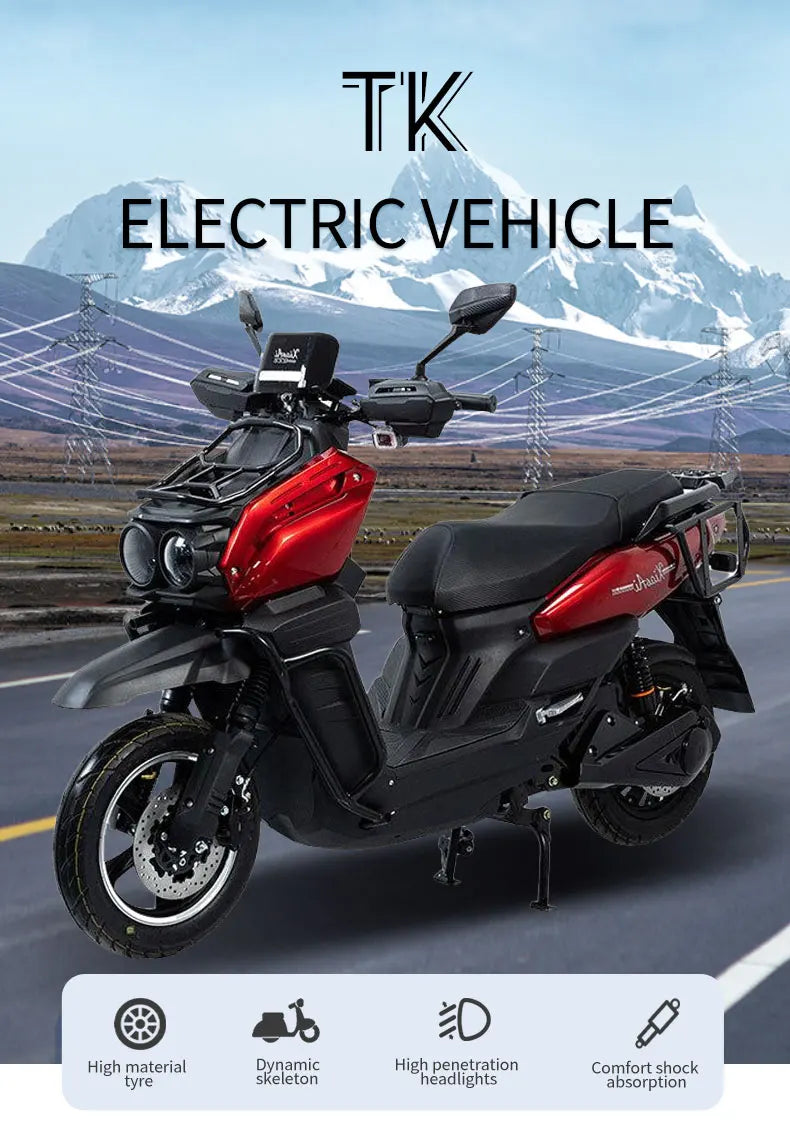 China  Electric Bike 1200W Motor 72v/20ah Battery High Speed Road Electric Bicycle
