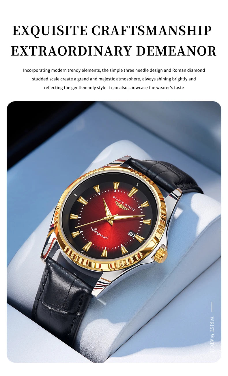 High end business men's quartz watch, fashionable and versatile watch, Valentine's Day gift for boyfriend