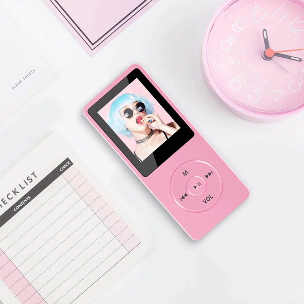 Portable MP3 Player With LCD Screen FM Radio Video Hifi MP4 Player Movies E-books Music Players Built-in Microphone Dropshipping