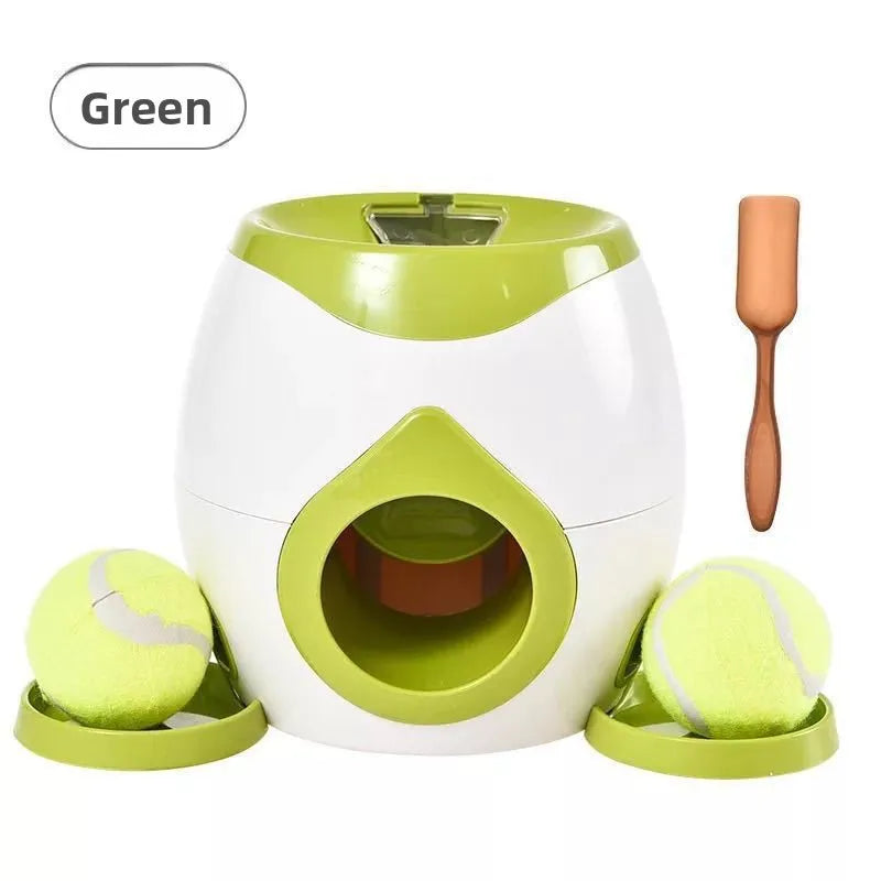 Automatic Ball Launcher for Dogs Mental Stimulation Interactive Training Dog Toys Indoor Outdoor Ball Thrower Machine Pet Toys