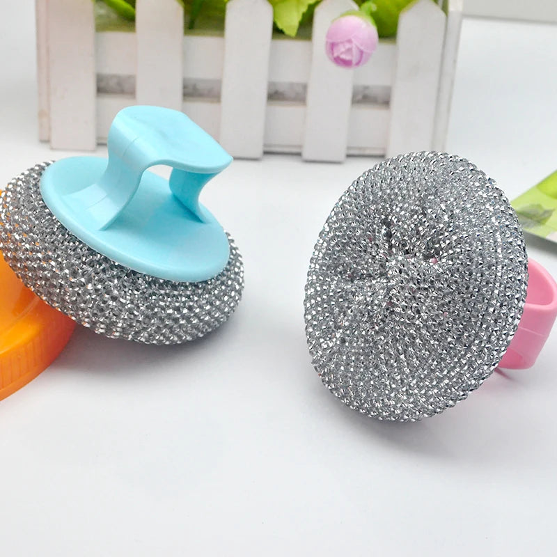 Cleaning Ball Brush Removable Cleaning Brush Pots and Pans Brush Kitchen Cleaning Tools Household Cleaning Brush