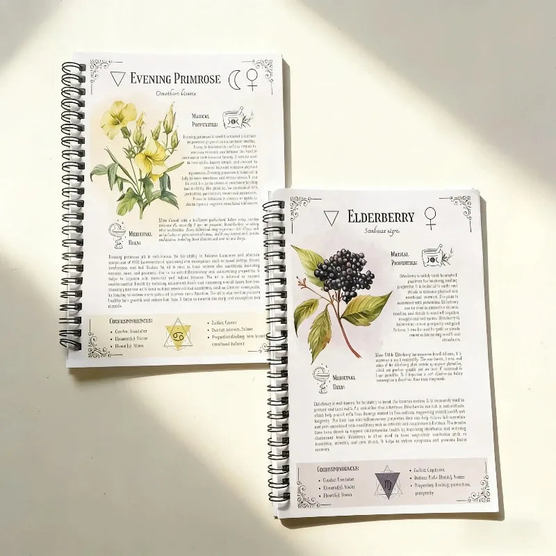 Natural Healing Handbook: Coil bound easy to read notebook with both practical and collectible value