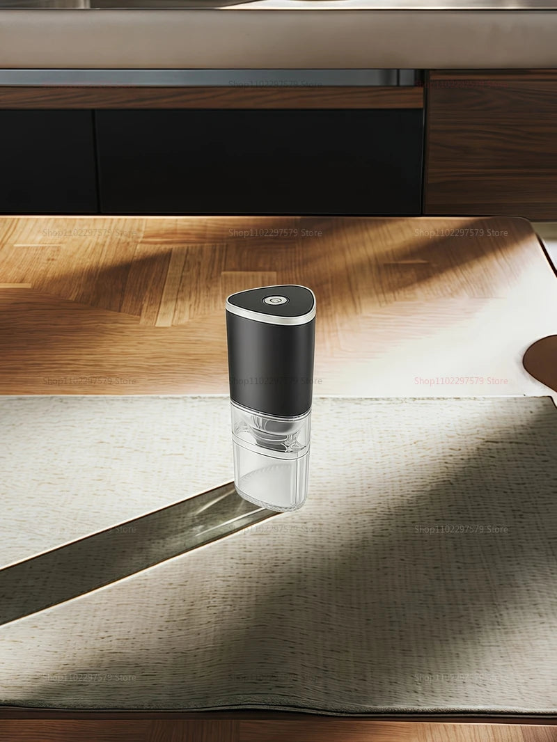 Rechargeable Electric Coffee Grinder Portable Mini Home Coffee Shop Black And White Detachable Cleaning Coffee Bean Grinder