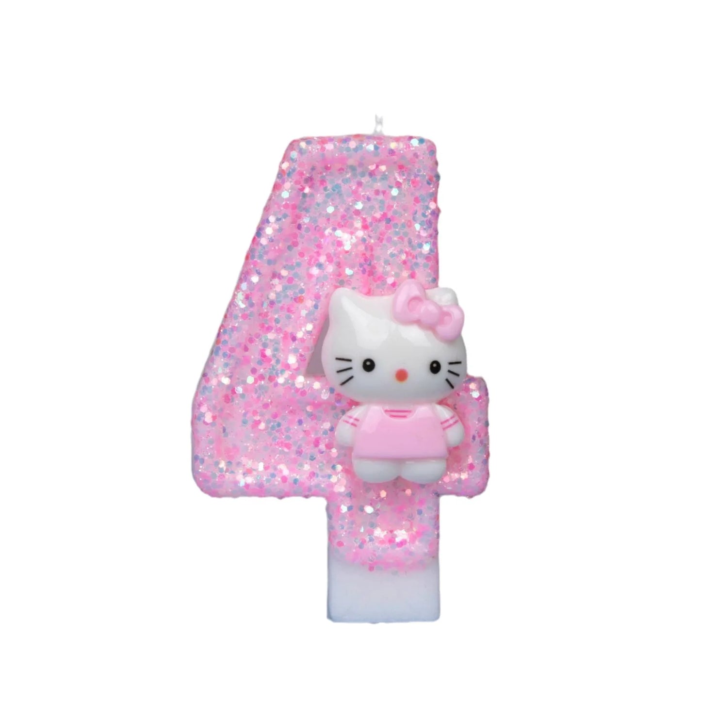 Kawaii Sanrio Hello Kitty 0-9 Digital Candles Creative Cartoon Pattern Party Decoration Supplies Birthday Cake Accessories Gift