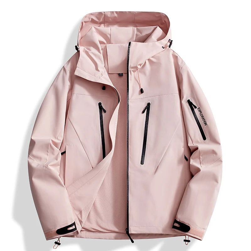Spring Autumn Men's Climbing Waterproof Jackets Outdoor Men Hiking Rain Coats Men Sports Breathable Windbreaker Jacket Clothing