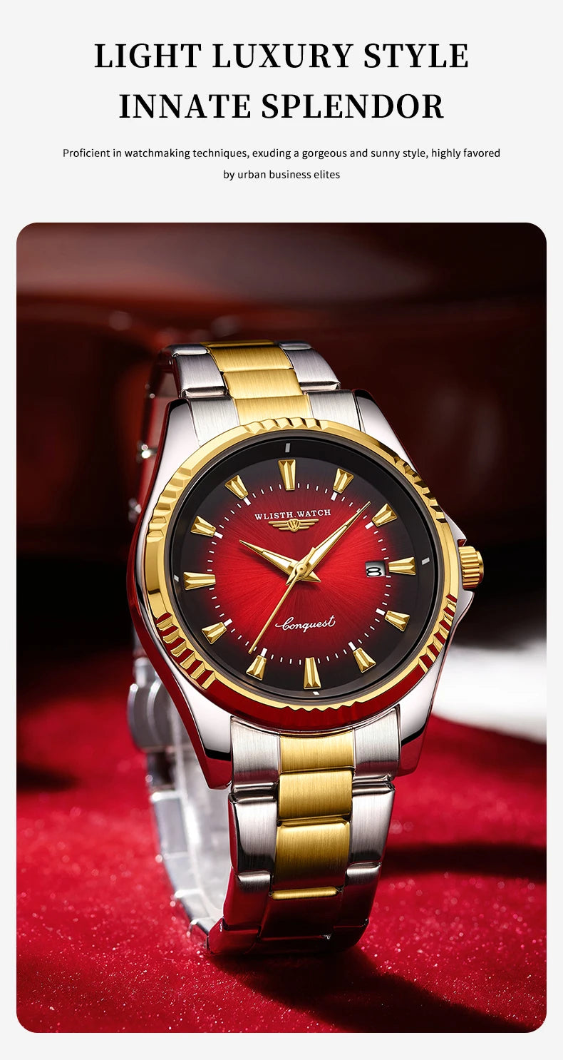 High end business men's quartz watch, fashionable and versatile watch, Valentine's Day gift for boyfriend