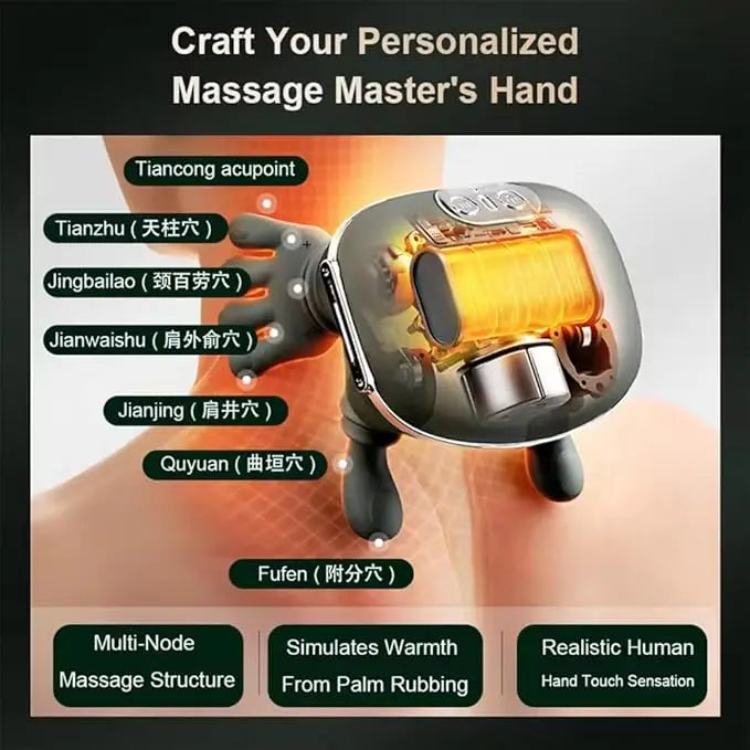 2026 New Shiatsu Back and Neck Massager Deep Tissue Kneading Back Massager with Heat Siaasoo Neck Massage Massage