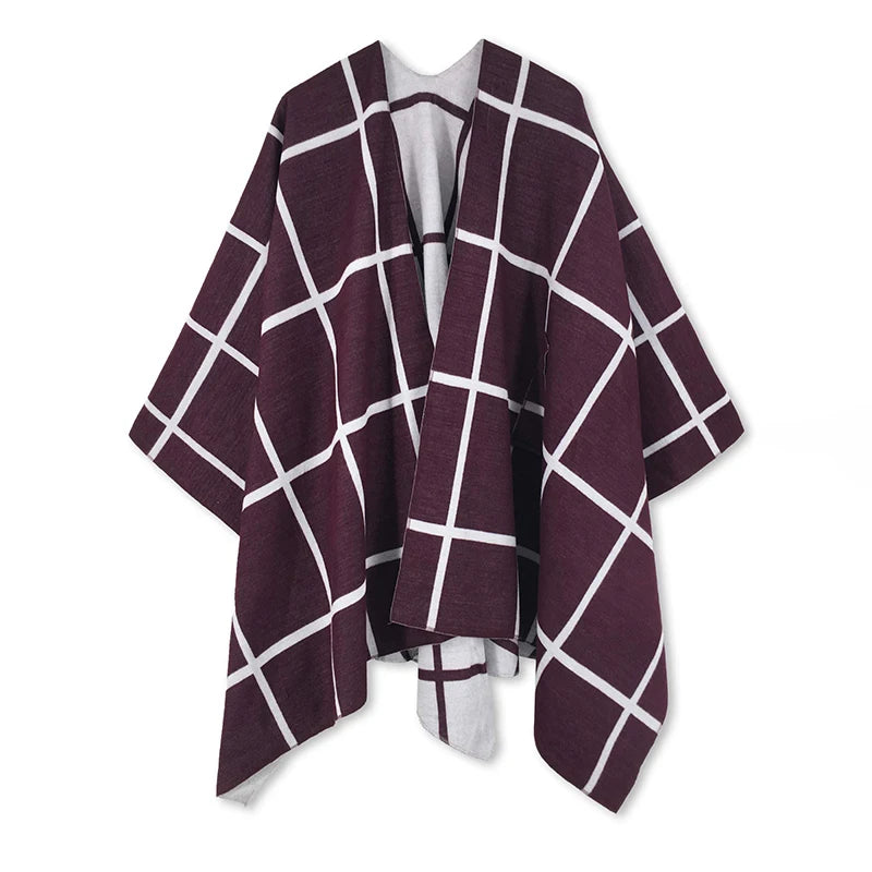 2024 New Poncho Women Luxury Winter Warm And Fashionable Comfortable Windproof luxery designer women Shawl Outing