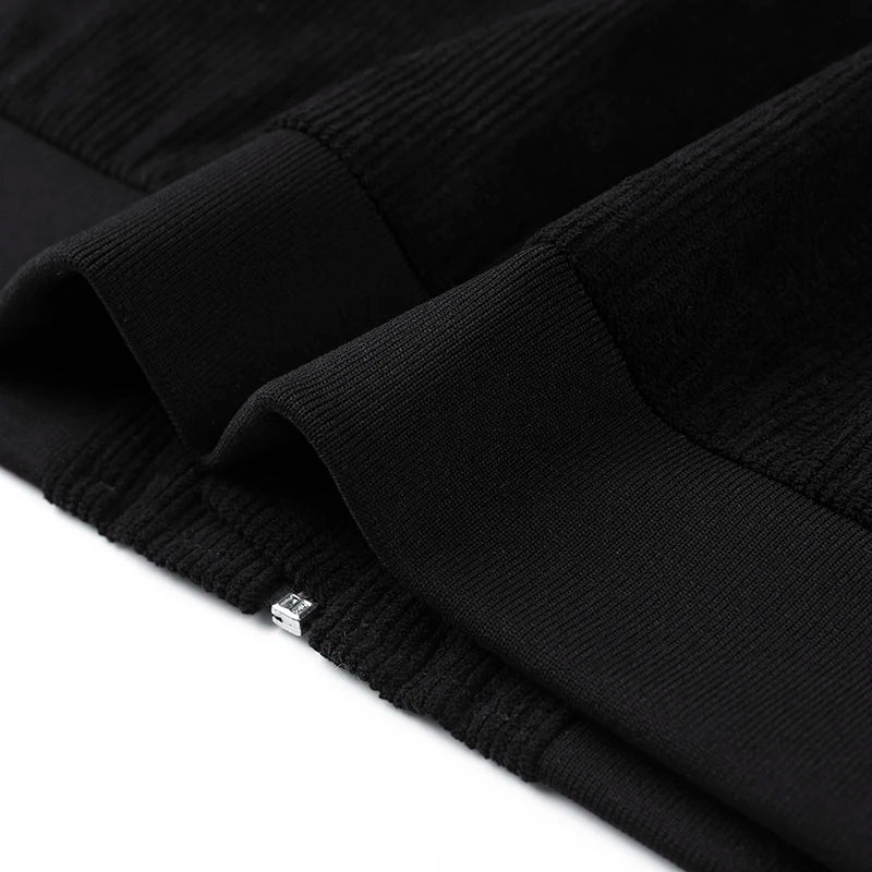 Men's Baseball Suit Spring and Autumn Fashion Loose Corduroy Trendy High Street Stand up Collar Coat Men Versatile Flying Jacket