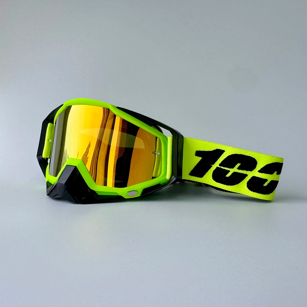 100 Motocross Goggles HD Lens Motorcycle Anti-fog Eyeglasses Sports Windproof Protect Riding  Men Women Moto MX MTB Sunglasses