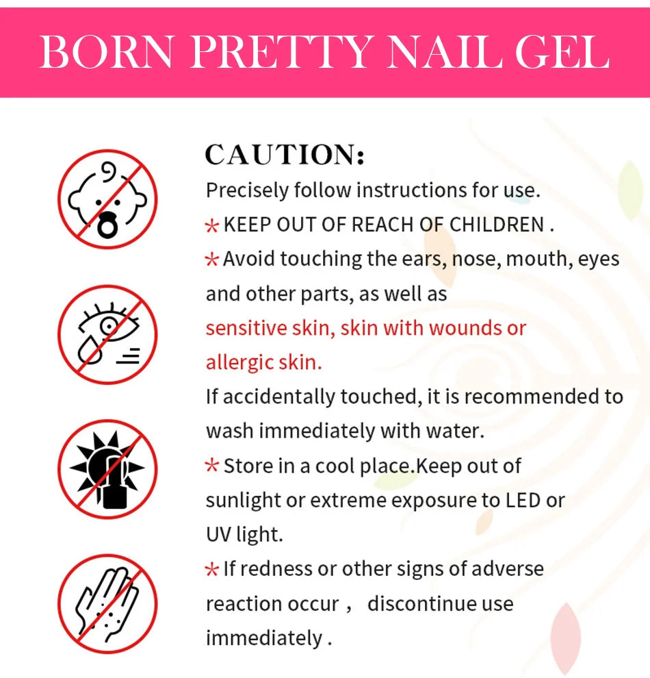 BORN PRETTY 15ml Autumn Winter Color Gel Nail Polish Dark Red Brown Christmas Soak Off UV LED Gel Nail Art DIY Design Varnishes
