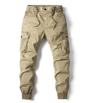 Men Military Tactical Pants Men Washed Overalls Men Beam Pants Male Streetwear Casual Cargo Pants for Men Trousers