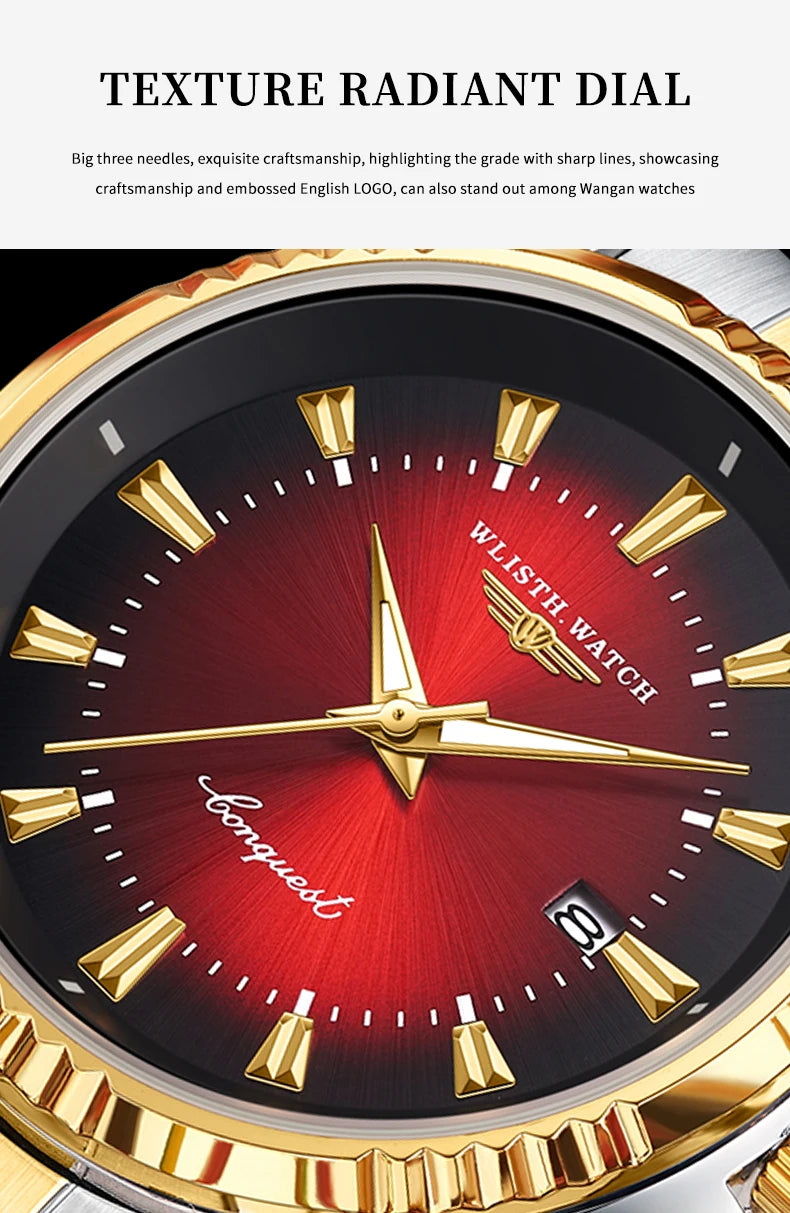 High end business men's quartz watch, fashionable and versatile watch, Valentine's Day gift for boyfriend
