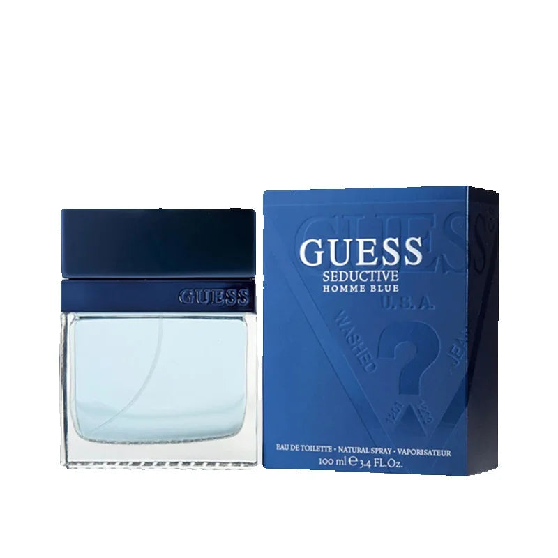Guess Seductive Homme Blue men Eau De Toilette Spray 100ml Original citrus fragrance with long-lasting scent