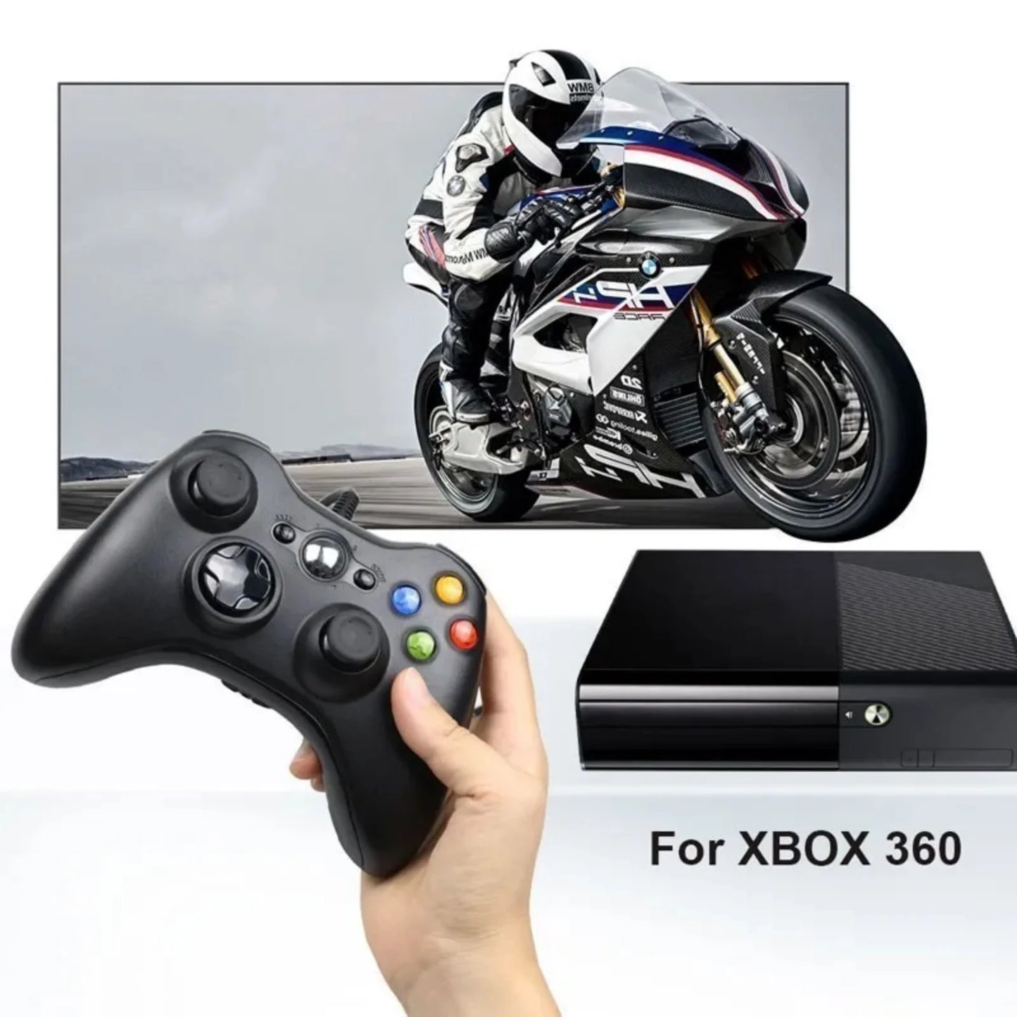 GAMROMBO Game Controller For Xbox 360/Slim/Windows7/8/10 Gamepad Wired/Wireless Controle Joystick Dual Vibration Gaming  Rocker