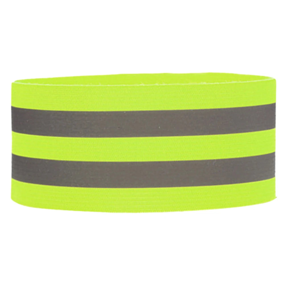 Reflective Bands&Vest Elastic Armband Wristband Ankle Leg Straps Safety Reflector Tape Straps for Night Walking Cycling Running