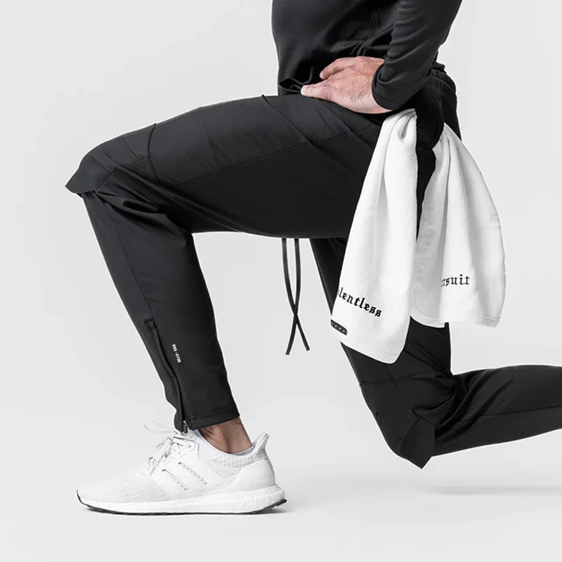 Men's Joggers Pants Quick Dry Running Sweatpants Gym Fitness Outdoor Hip Hop Casual Track Trousers Training Workout Sportswear