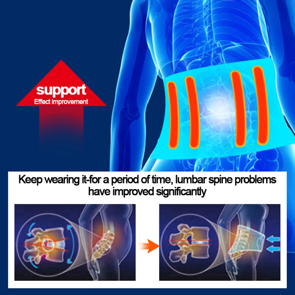 Heavy Duty Back Brace for Lifting - Lower Back Pain Relief & Support for Men & Women - Work, Gym Sport - Breathable & Adjustable