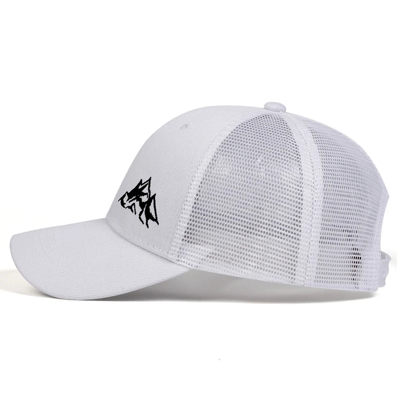 Unisex Mountain Range Embroidery Baseball Net Caps Spring and Summer Outdoor Adjustable Casual Hats Sunscreen Hat