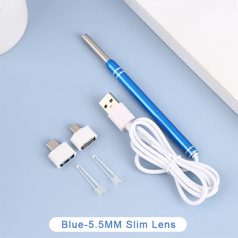 1Set Smart Visual Earpick Endoscope Spoon Ear Cleaner Camera Otoscope Ear Wax Remover Earwax Removal Tool