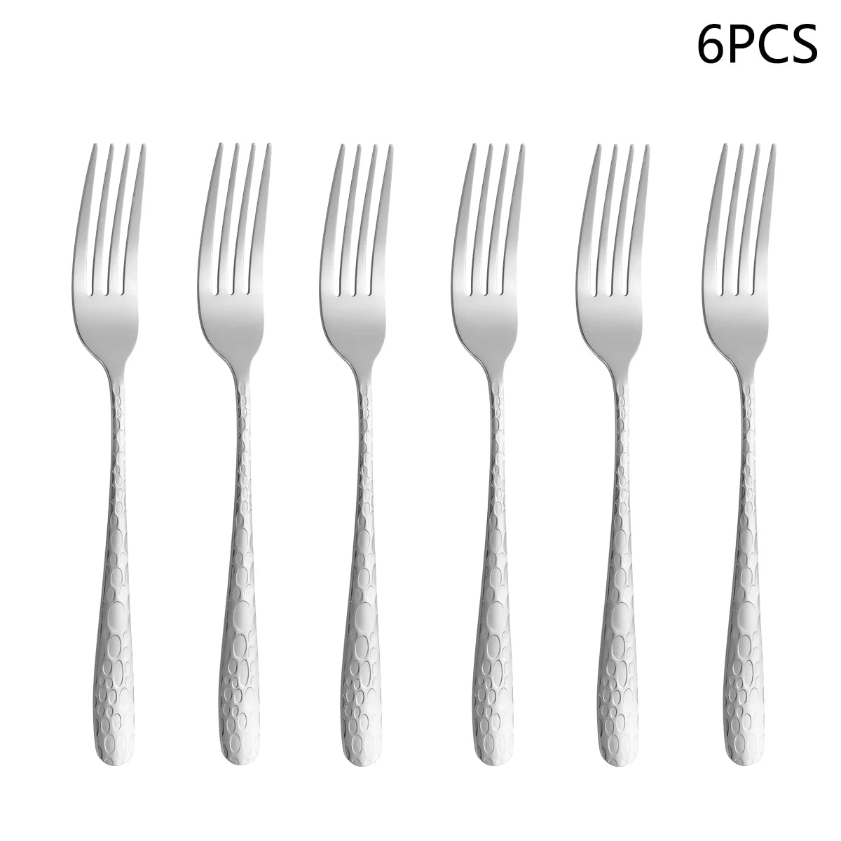 4/6/16/24pcs Silver stainless steel tableware with steak knife dinner fork soup spoon tea spoon delicate household tableware