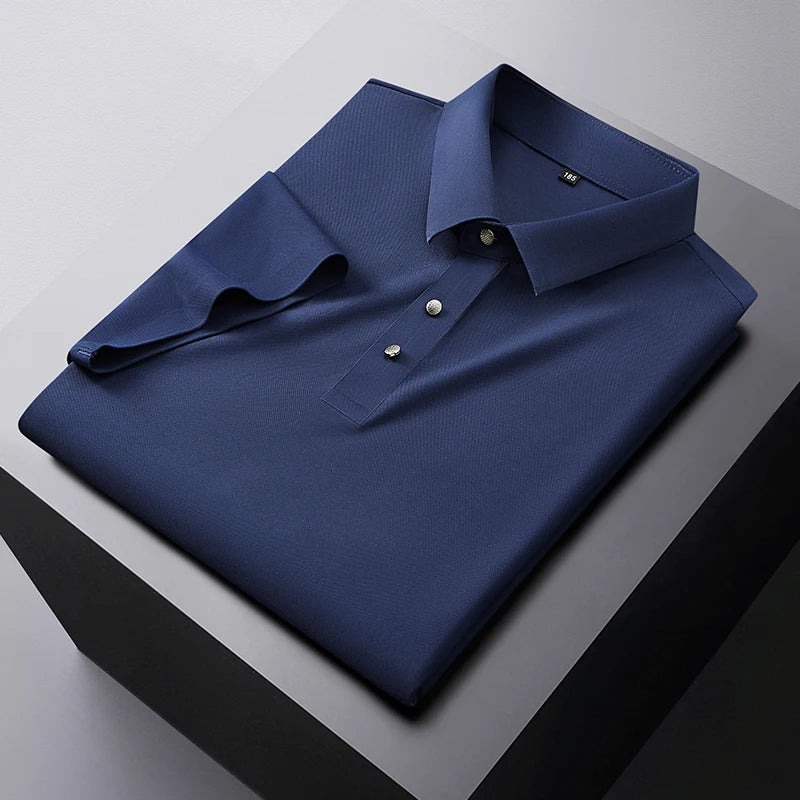 Men Polo Shirt Summer Cool Oversized 5XL 6XL 7XL 8XL Plus Size T Shirt 2024 Short Sleeve Breathable Thin Loose Fashion Male Soft
